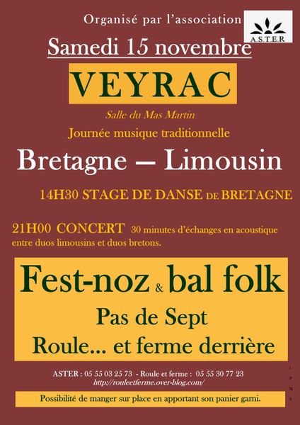 Echange Limousin-Bretagne à Verac