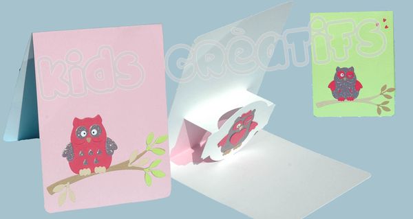 Cartes pop-up super chouettes