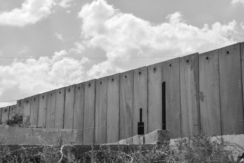 Le mur de séparation, à proximité de Salfit