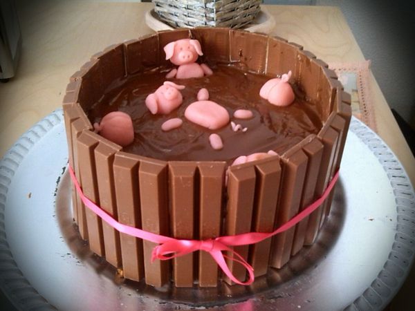 Un Gâteau très cochon.... !