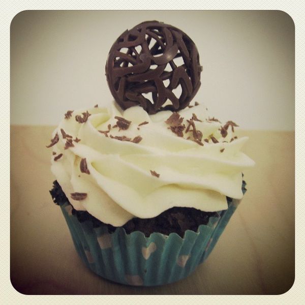 Cupcake aux 3 chocolats