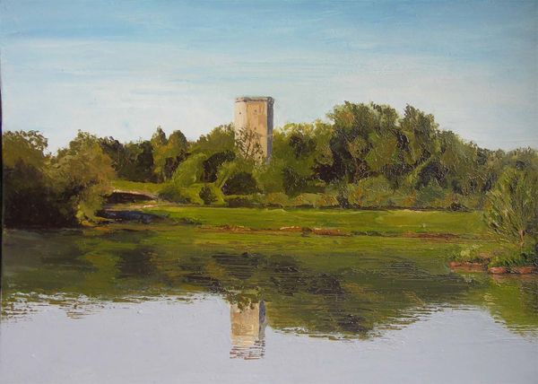 Acrylique sur toile au couteau de 70 x 50cm