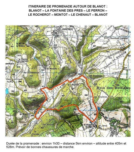 Une promenade-barbecue autour de Blanot samedi 16 août 2014