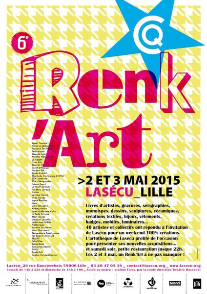 " Renk'Art à Lasécu à Lille les 2 et 3 mai 2015 ":
