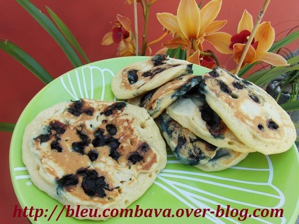 Pancakes aux myrtilles 10 minutes