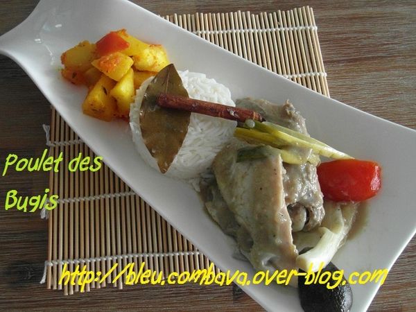 Poulet des Bugis ou Ayam Masak Bugis (Indonésie)