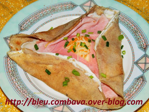 Galette Bretonne Jambon, Oeuf, Fromage ou "La Complète"