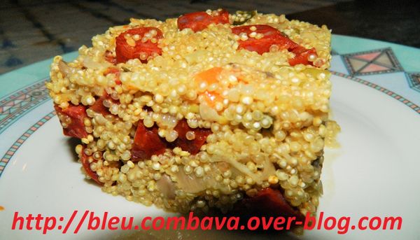 Risotto de Quinoa au Chorizo et aux Légumes