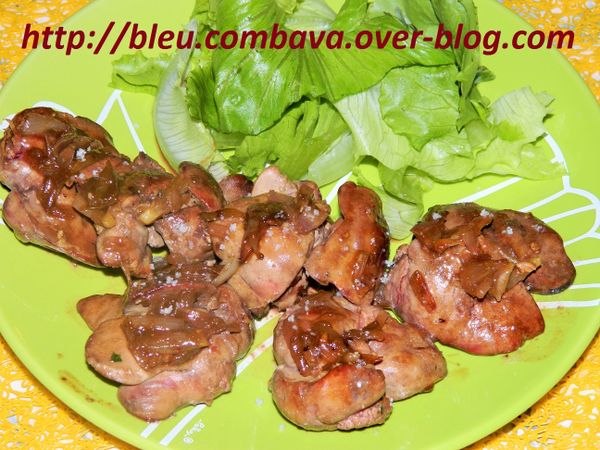 Foies de Volaille Miel et Cardamome