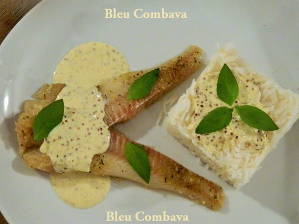 Filet de Colin d'Alaska Sauce Moutarde et Curry