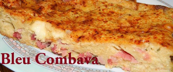 Pudding Jambon-Lardons-Emmental au Curry