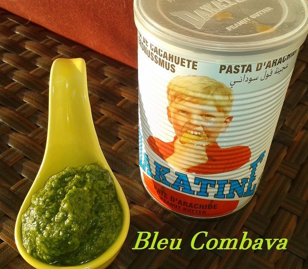 "Pesto" de Coriandre à la Pâte d'Arachide Dakatine