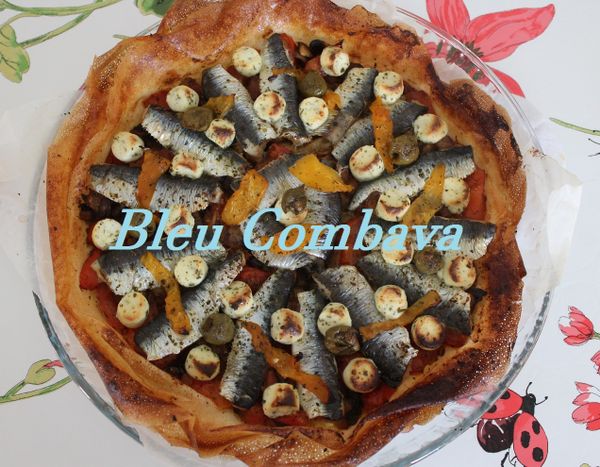 Tarte fine aux Filets de Sardines