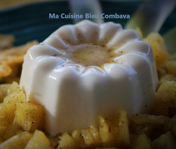 Panna Cotta Coco et son Tartare Frais de Victoria aux Epices