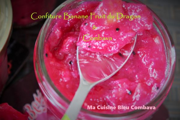 Confiture de Banane, Pitaya & Combava