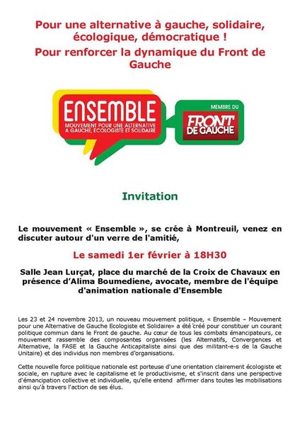 Le 1er février, c'est Ensemble !