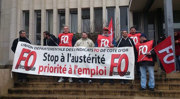 Manifestation FORCE OUVRIÈRE DIJON