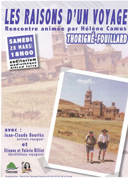 Les raisons d'un voyage, samedi 28 mars
