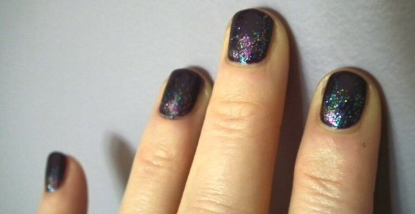 Raide-dingue des paillettes : ici en layering dégradé ❤