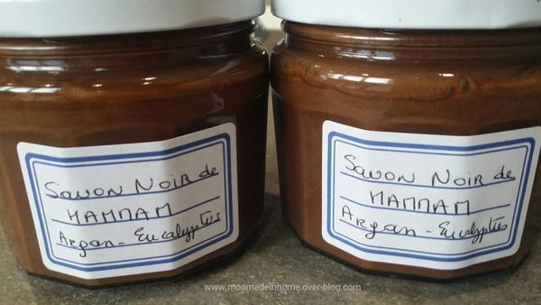 Savon noir de Hammam Argan /Eucalyptus (tuto)