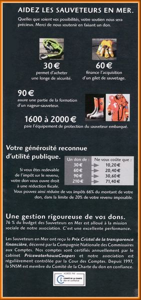 Nos sauveteurs ont besoins de vous