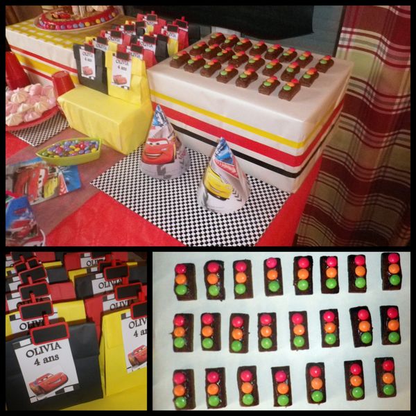 Un gouter d'anniversaire Flash Mc Queen