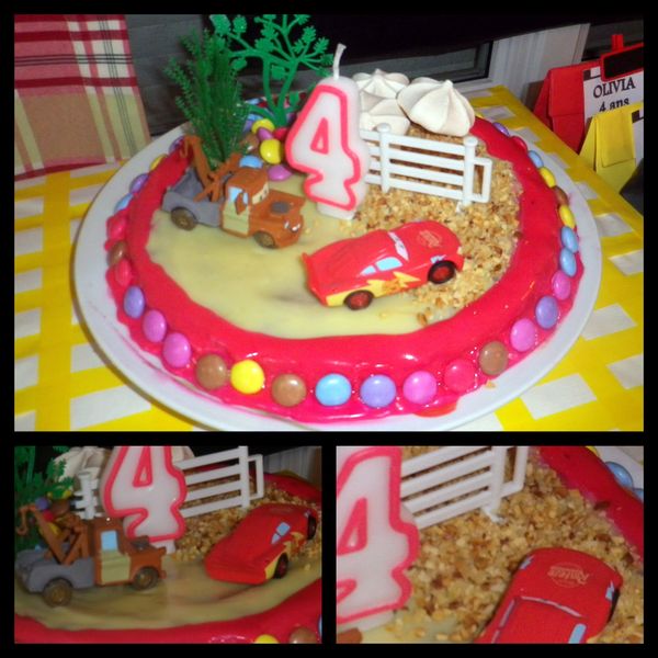 Un gouter d'anniversaire Flash Mc Queen