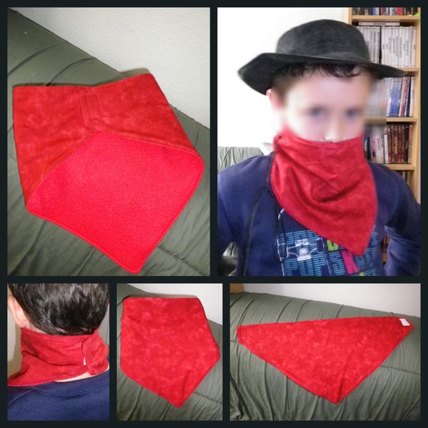 Snood de Cowboy ou Bandit ! (avec Tuto)