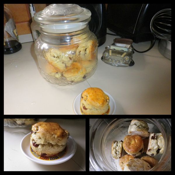 Tea Time... Scones aux raisins secs