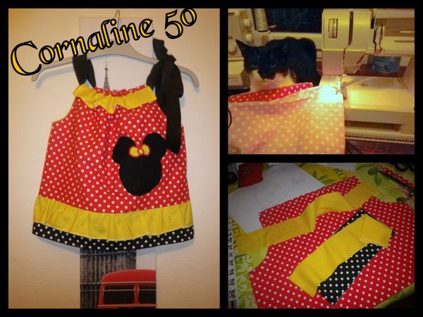 Cadeau pour ma petite cousine Fan de Minnie