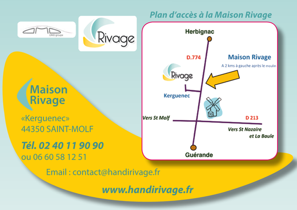 La maison Rivage- Tourisme adapté près de Guérandes (44)