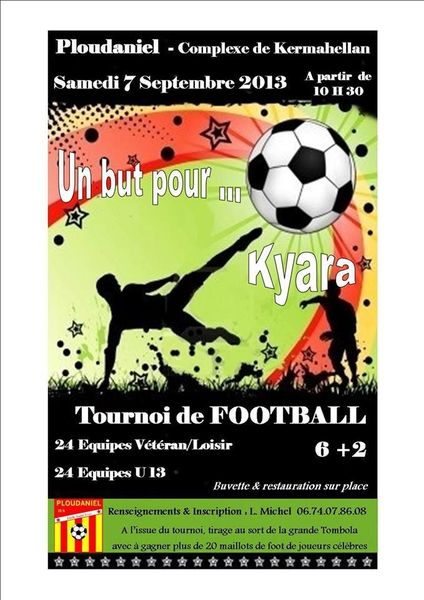 7 septembre: Football solidarité pour KYARA qui a besoin de vous!