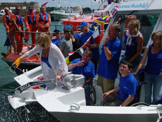 l'Association Merlib (35) le libre accès à la mer pour les handicapés