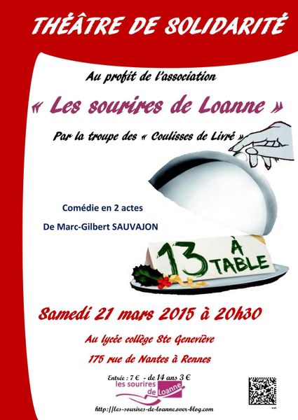 Théâtre et solidarité pour la petite Loanne