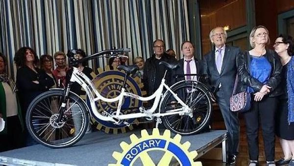 Un tandem Hugbike pour les enfants autistes à Rennes