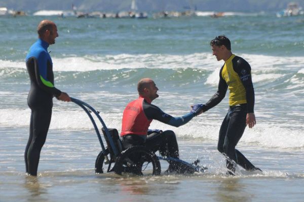 Hier en Morbihan: sport de glisse et handicap moteur