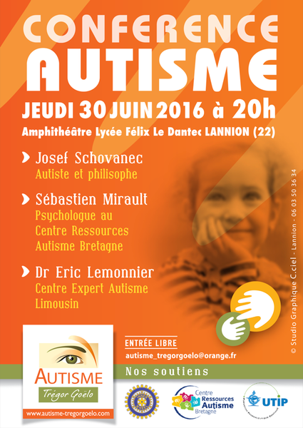 Conférence sur l'autisme ce soir à Lannion
