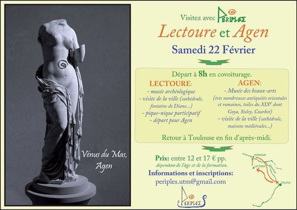 Sortie à Agen et Lectoure le samedi 22 Février !