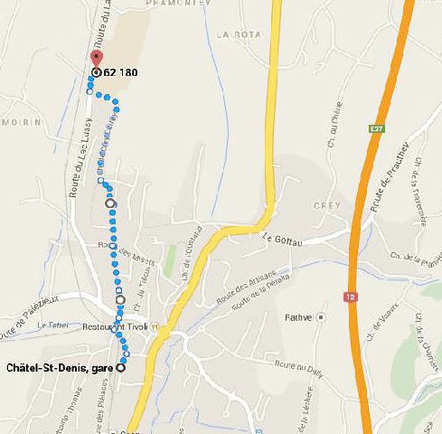 parcours à pied