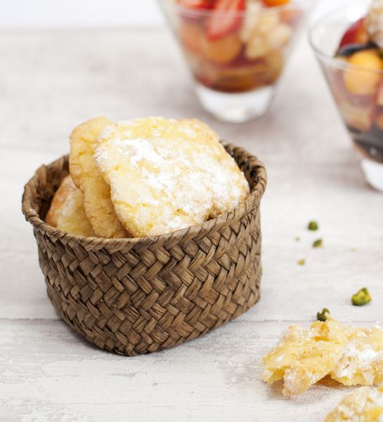 Des biscuits à l'orange et à l'huile d'olive, jeu inside