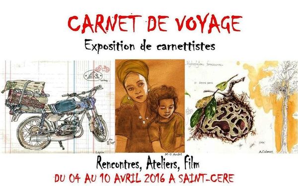 En avril, on voyage, on dessine, on fait de belles rencontres...