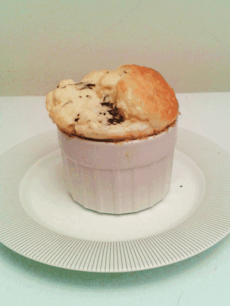 Soufflé au gruyère suisse et parfums de truffes. Egalement un petit retour sur le salon gourmet collection.