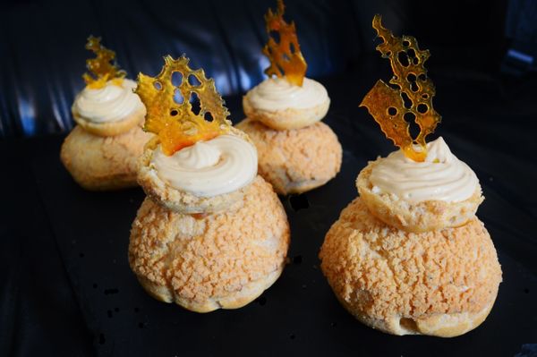 Religieuse caramel beurre salé façon Michalak