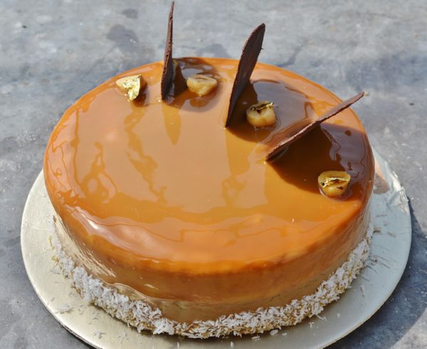 Entremet Noisette Banane Citron vert