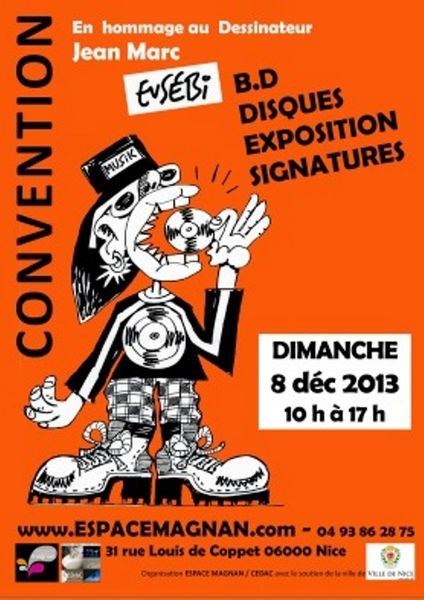 Convention BD disques à l’Espace Magnan
