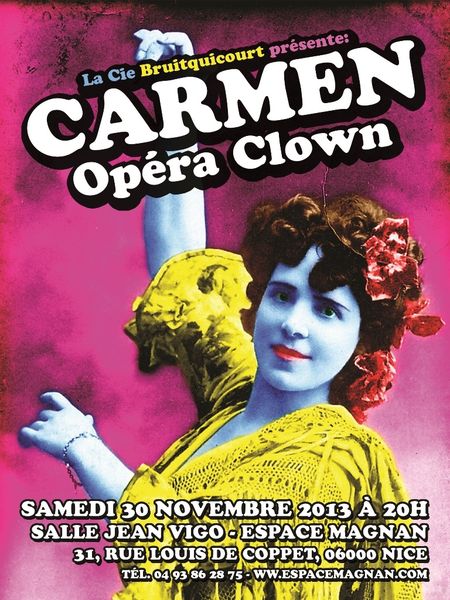 Carmen Opéra Clown à l'Espace Magnan