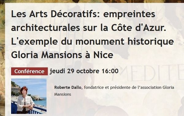 Conférence au CUM sur les Arts Décoratifs