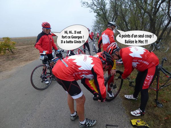 Georges en train de forger sa victoire !