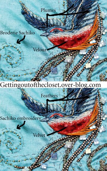 Broderie du projet Cersei: détails / Cersei Project embroidery: details
