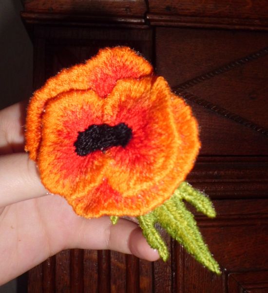 Ma broche coquelicot! / My poppy brooch!